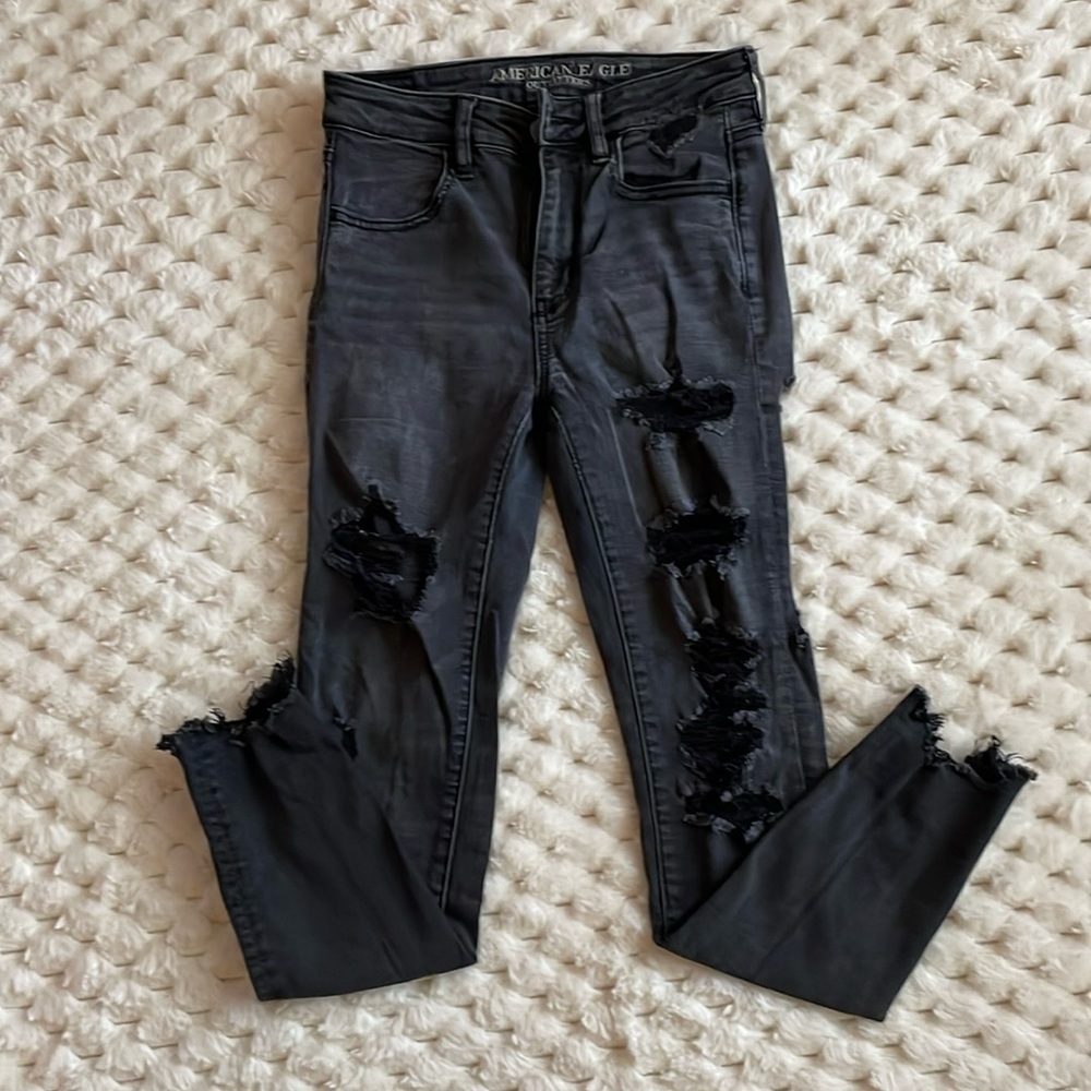American eagle super stretch hi-rise jegging size 4